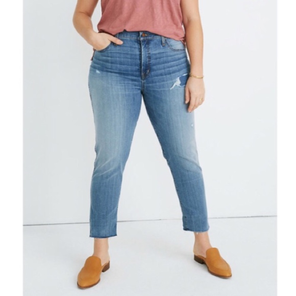 Madewell Petite Stovepipe Jeans Holburn Wash NWT